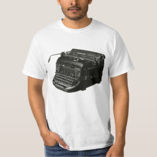 Antikes Geschäft, antike manuelle Schreibmaschine  T-Shirt