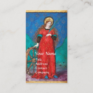 ANTIKES GLÜCKSRAD DER RENAISSANCE-TAROTS/ VISITENKARTE