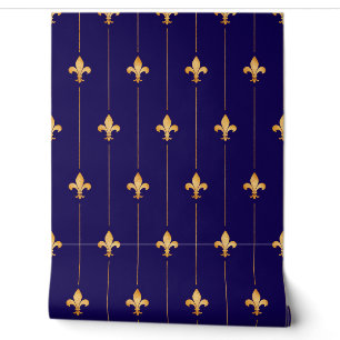 Antikes Gold Fleur-de-Lis (kleine Ausführung) Dunk Tapete