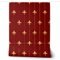 Antikes Gold Fleur-de-Lis (kleiner Maßstab) Dunkel