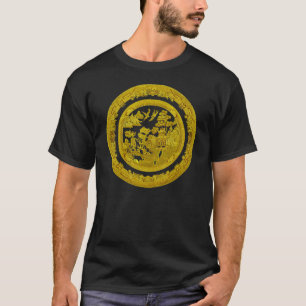 Antikes Gold-Weidenmuster T-Shirt
