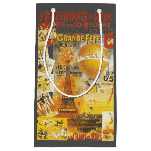 Antikes Grand Fete Fair Paris Plakat Kleine Geschenktüte