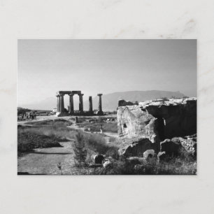 Antikes Griechenland Antikes Korinth Apollotempel Postkarte