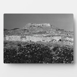 Antikes Griechenland Athen Mykene Akropolis Überbl Fotoplatte