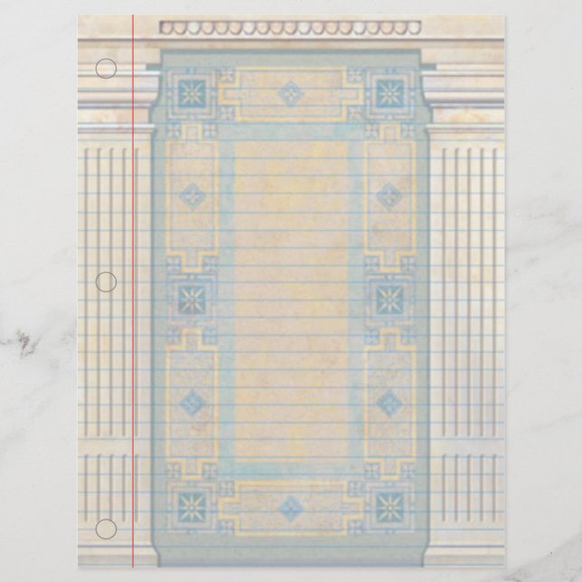 Antikes Griechenland Fantasy-Notebook (Vorderseite)