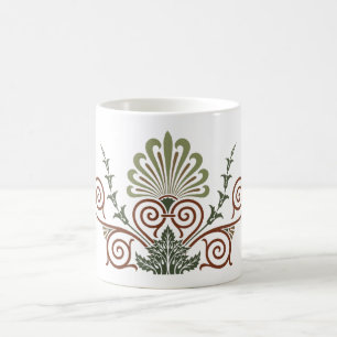 Antikes grün-griechisches Dekorelement II Kaffeetasse