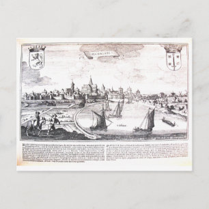 Antikes Haarlem Holland Postkarte