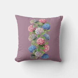 Antikes Hydrangea-Wurfkissen Kissen