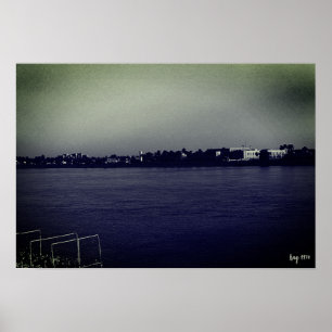 Antikes Irak Bagdad Forat Fluss Poster