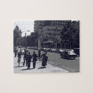 Antikes Iran Teheran Stadtstraße und Menschen