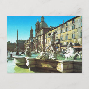 Antikes Italien, Rom, Piazza Navonna Postkarte