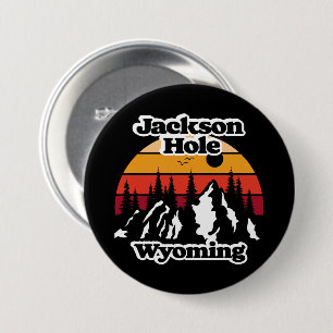 Antikes Jackson Hole Wyoming Button