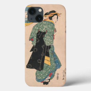 Antikes japanisches Kimono-Frauen-Ukiyo-e-Holzschn Case-Mate iPhone Hülle