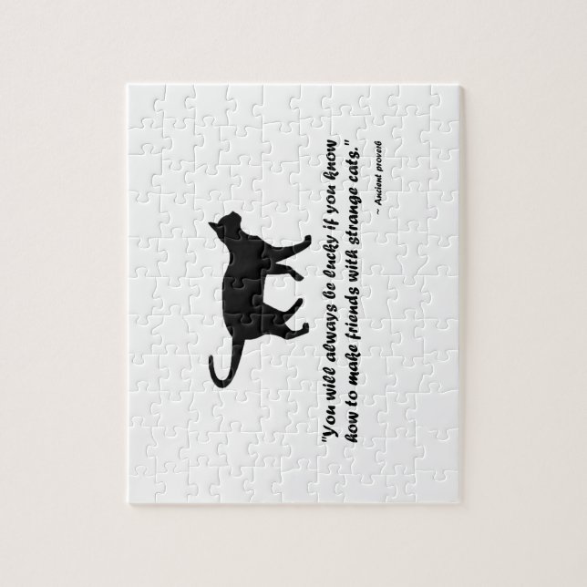 Antikes Kat-Sprichwort (Vertikal)