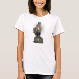 Antikes Kerosin-Laternen-Lampen-T - Shirt-T-Shirt T-Shirt