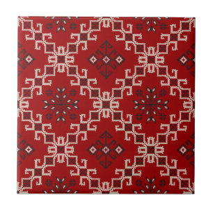 Antikes Kilim-Kissen, dekoratives türkisches marok Fliese