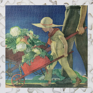 Antikes Kind, Biologischer Gartenbau; Victory Gard