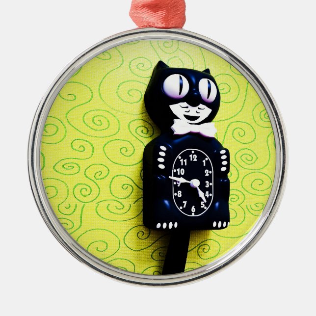 Antikes Kit Cat Clock Ornament (Vorne)