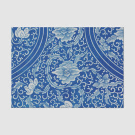 Antikes klassisches chinesisches Blumenmuster Coba Seidenpapier