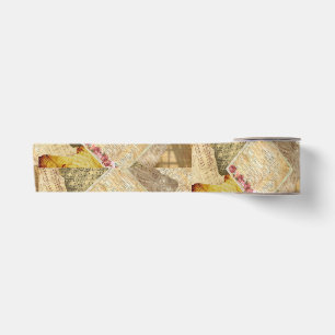 Antikes Klavier Notenblatt Noten Band Satinband