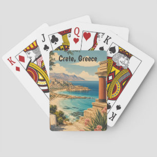 Antikes Kreta Griechenland Griechischer Inselurlau Spielkarten
