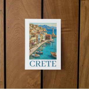 Antikes Kreta Griechenland Mittelmeer Reise Landsc Karte