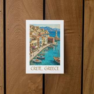 Antikes Kreta Griechenland Mittelmeer Reise Landsc Postkarte