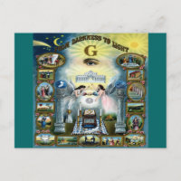 Antikes Kunsthandwerk Freimaurerei Masonic Hazen