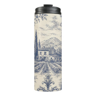 antikes Lavendel-Muster-Thermal-Tumbler Thermosbecher