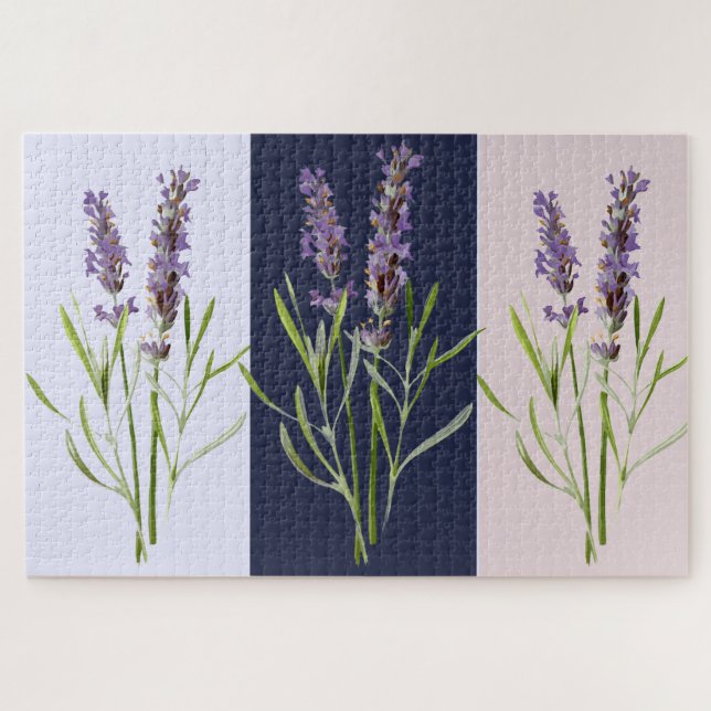 Antikes Lavendel-Triptychon   (Horizontal)