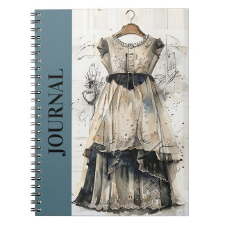 Antikes LBD-Kleines Schwarzes Tagebuch Journal