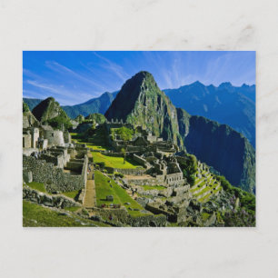 Antikes Machu Picchu, letzte Zuflucht der 2 Postkarte