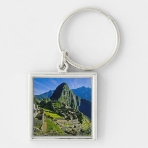 Antikes Machu Picchu, letzte Zuflucht der 2 Schlüsselanhänger