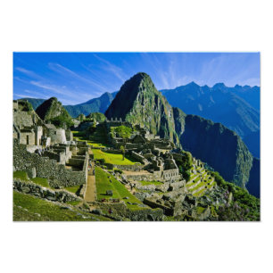 Antikes Machu Picchu, letzte Zuflucht der Fotodruck