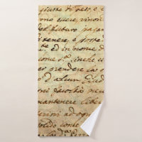 Antikes Manuskript aus dem 1700. Jahrhundert in Ti