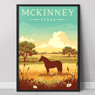 Antikes McKinney Texas Poster