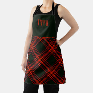 Antikes Menzies-Jagd-Tartan-Karo Schürze