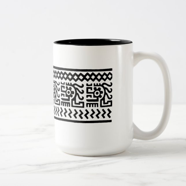 Antikes mexikanisches Design - Tasse (Rechts)
