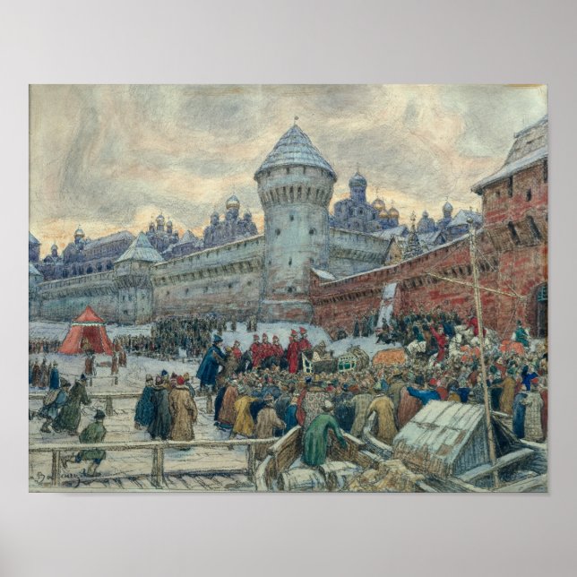 Antikes Moskau, Abschied nach Kampf Poster (Vorne)