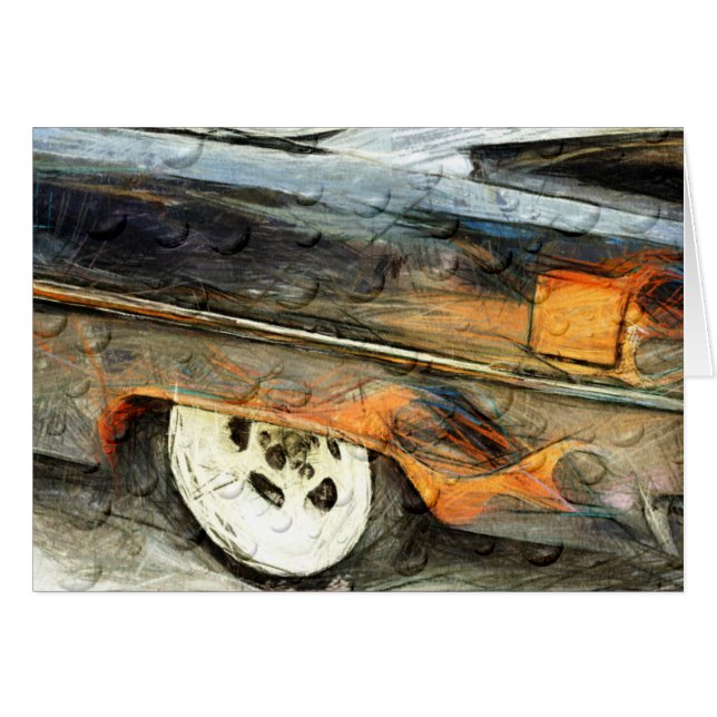 Antikes Muskel-Auto (Vorderseite (Horizontal))