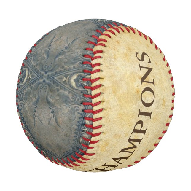 Antikes Muster XVII + Ihre Ideen Baseball (Schrägansicht)