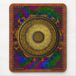 Antikes mystisches Zauber von magischen Zaubern &  Mousepad