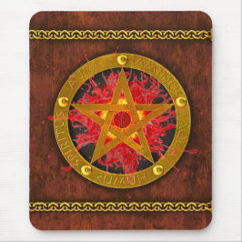 Antikes mystisches Zauber von magischen Zaubern un Mousepad