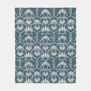 Antikes Nahtloses Retro abgenutztes HintergrundRet Fleecedecke