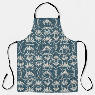 Antikes Nahtloses Retro abgenutztes HintergrundRet Schürze