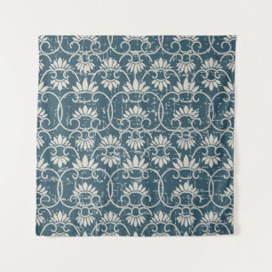 Antikes Nahtloses Retro abgenutztes HintergrundRet Wandteppich