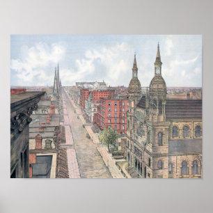 Antikes New York City Poster