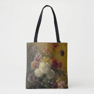 Antikes niederländisches Meisterwerk Blumen Georgi Tasche