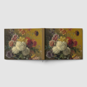 Antikes Niederländisches Meisterwerk Floral Georgi Gästebuch