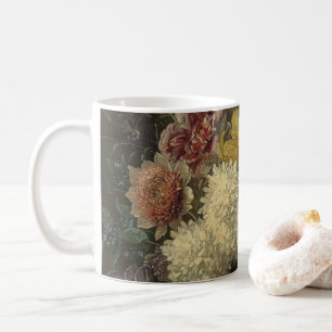 Antikes niederländisches Meisterwerk Floral Georgi Kaffeetasse